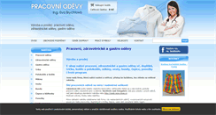 Desktop Screenshot of pracovni-odevy-eva.cz